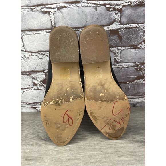 Madewell The Myles Black Leather Ankle Booties Heeled Boots Women Sz 8M US/39EU - Picture 7 of 16